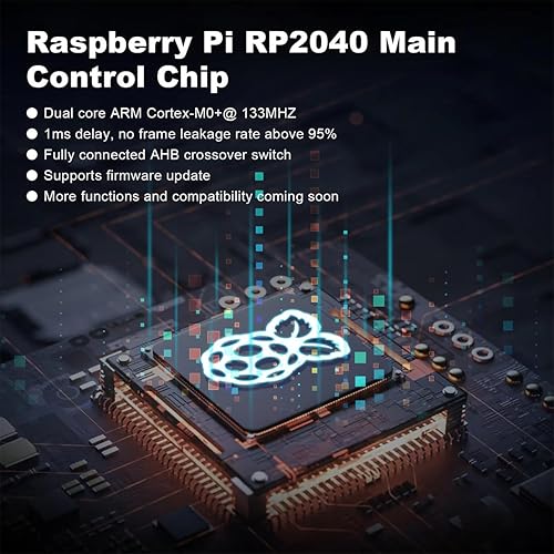 Tastiera da gioco U16 All-Button con Custom RGB & Turbo Functions, Arcade Stick Tastiera da gioco per PC/Switch/PS4/PS3, supporta hot-swap e SOCD - Fashionser