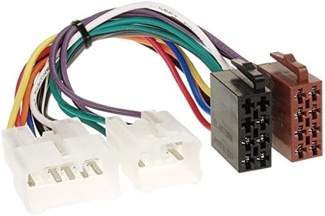 Sound-way Autoradio Kit Montaggio, 1/2 DIN Mascherina Stereo, Connettore Cavo ISO, Adattatore Antenna, compatibile con Toyota Corolla Verso 2004-2009 - Fashionser