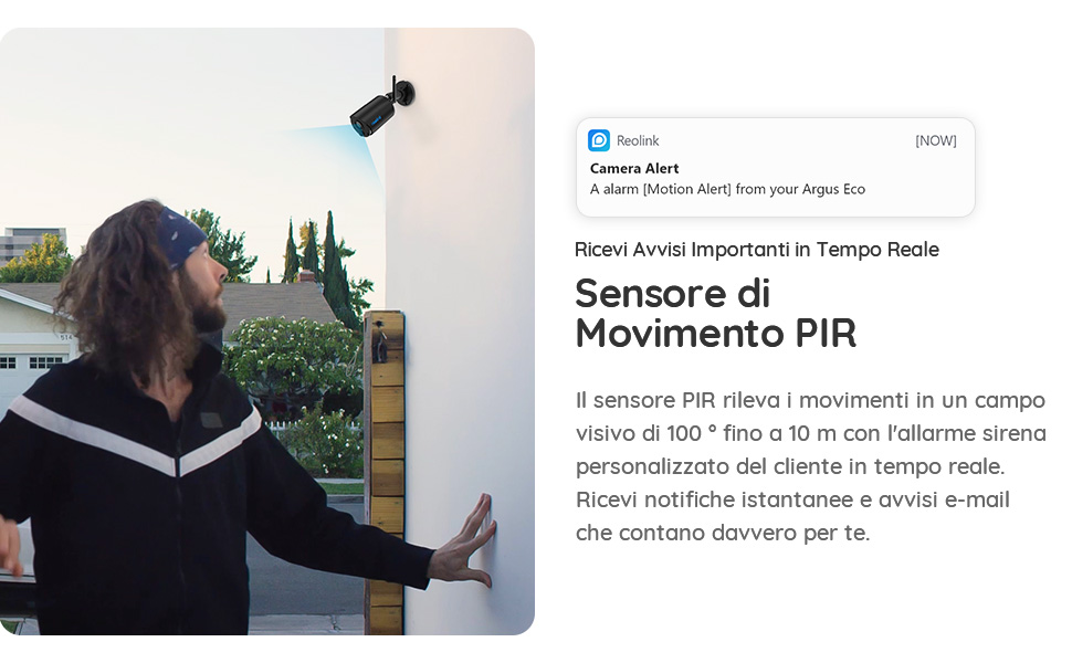 Rilevamento di Movimento PIR