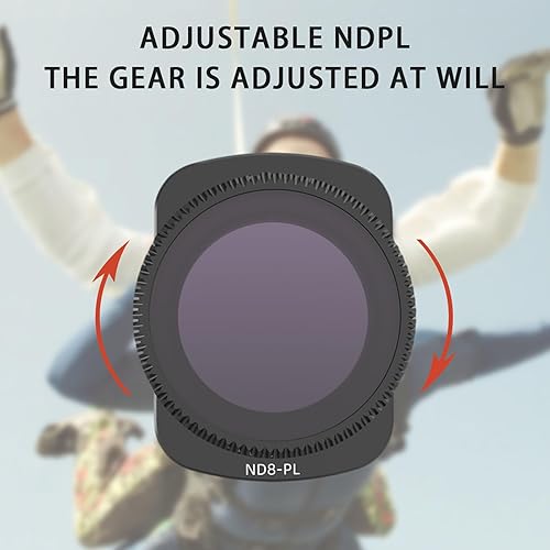 Obiettivo Macro per Osmo 3, Filtro per Lenti con Rivestimento HD in Vetro Ottico Magnetico con Distanza di Messa a Fuoco da 2 a 2,5 Cm, Lente Protettiva con Ingrandimento - Fashionser