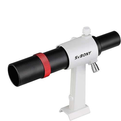 Svbony SV182 Telescopio Guida, Telescopio Finder Scope 6x30, Completo Metallo FMC Acromatico Viewfinder con Crosshairs - Fashionser