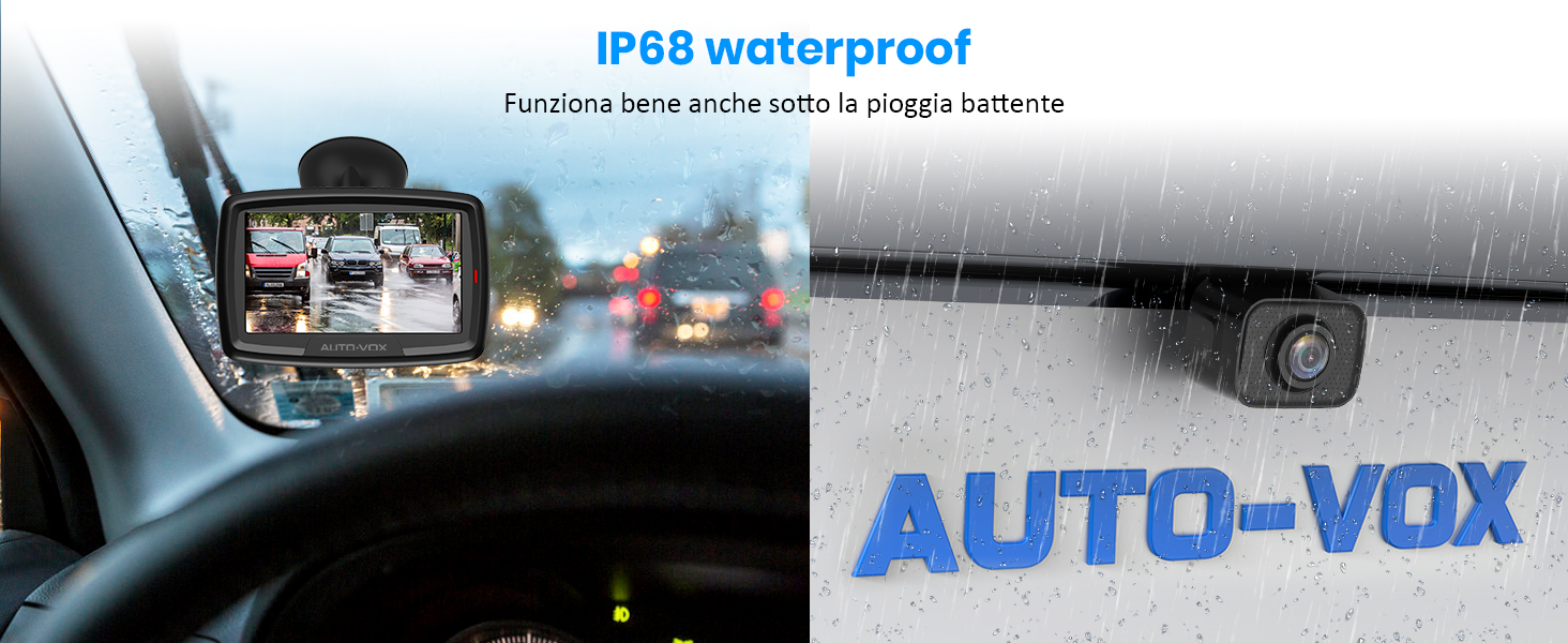 telecamera wireless retromarcia