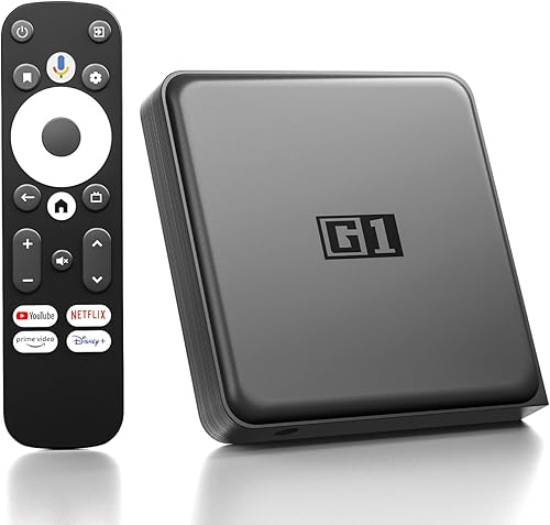 Android TV Box - 4K HDR10/Dolby Vision/Dolby Digital+/DTS, ATV14.0 Smart TV Box compatibile con certificazione Google e Netflix, Streaming Box da 4 GB RAM+32 GB ROM, WiFi 6, BT5.0, Assistente vocale - Fashionser