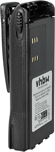 vhbw batteria compatibile con Motorola GP340, GP360, GP380, GP540, GP580, GP640, GP680 radio (2600mAh, 7,4V, Li-Ion) - Fashionser