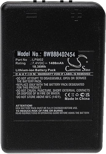 vhbw batteria sostituisce Autec LPM02, R0BATT00E08A0 per Radiocomando Industriale, Telecomando (1400mAh, 7,4V, Li-Ion) - Fashionser