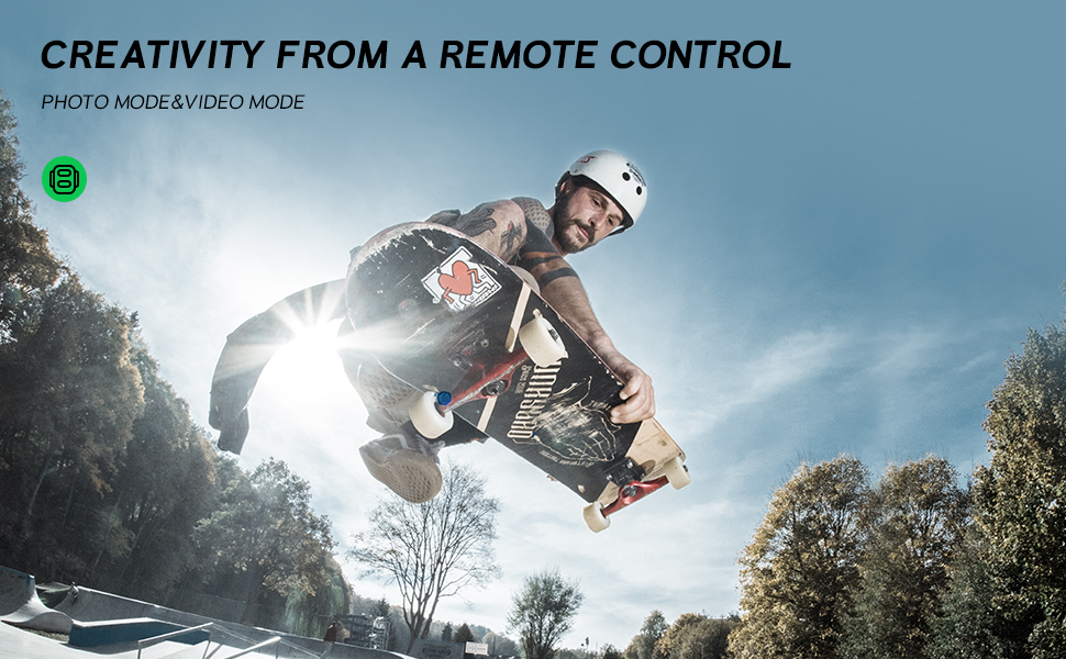 action camera con telecomando