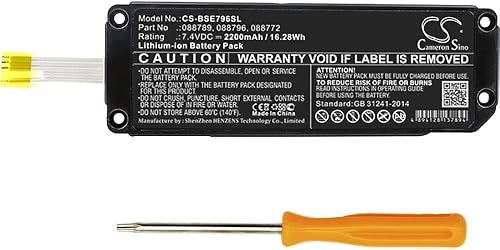 2200mAh Batteria per Bose Soundlink Mini 2 088772 088789 088796 7.4V 16.28Wh - Fashionser