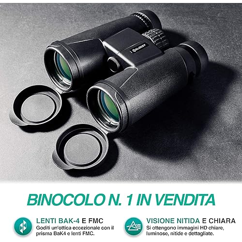 Binocolo Slokey 8x32 - Ottica superiore superlight, piccola e compatta per visioni HD nitide e luminose. Per birdwatching, escursioni ed eventi sportivi. - Fashionser