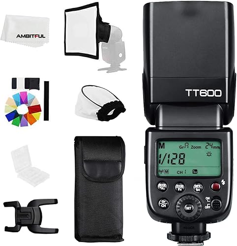 Godox TT600 2.4G Wireless GN60 Master/Slave Camera Flash Remote Control Off Board HSS Speedlite Universal Flash with One Contact for Canon Nikon Sony Pentax Olympus Fuji Lumix.. - Fashionser