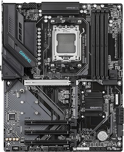 GIGABYTE B850 GAMING WIFI6 Scheda Madre - CPU AMD Ryzen Serie 9000, VRM digitale 6+2+2 fasi, fino a 8200MHz DDR5 (OC), 1xPCIe 5.0 + 2xPCIe 4.0 M.2, LAN GbE, WIFI 6, USB 3.2 Gen 2 - Fashionser