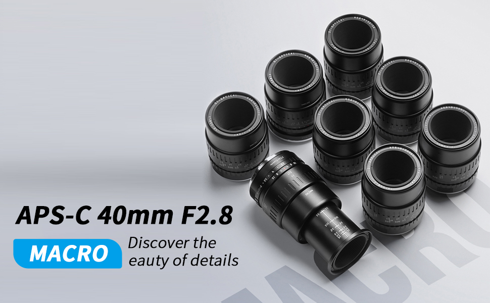 TARTISAN 40mm F2.8 Obiettivo macro APS-C Messa a fuoco manuale Obiettivo fotocamera mirrorless A1