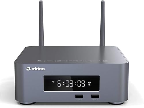 Zidoo Z10 Pro Grigio scuro – Lettore multimediale 4K UHD - Fashionser