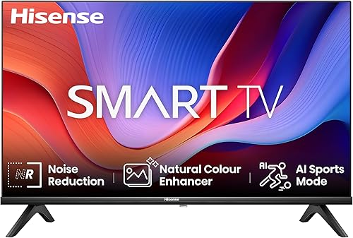 Hisense TV 40' Full HD 2025 40E43QT, Smart TV VIDAA U8, Airplay2, Game Mode, Works with Alexa, Tuner DVB-T2/S2 HEVC 10, lativù, 40'', 2025 LED - Fashionser