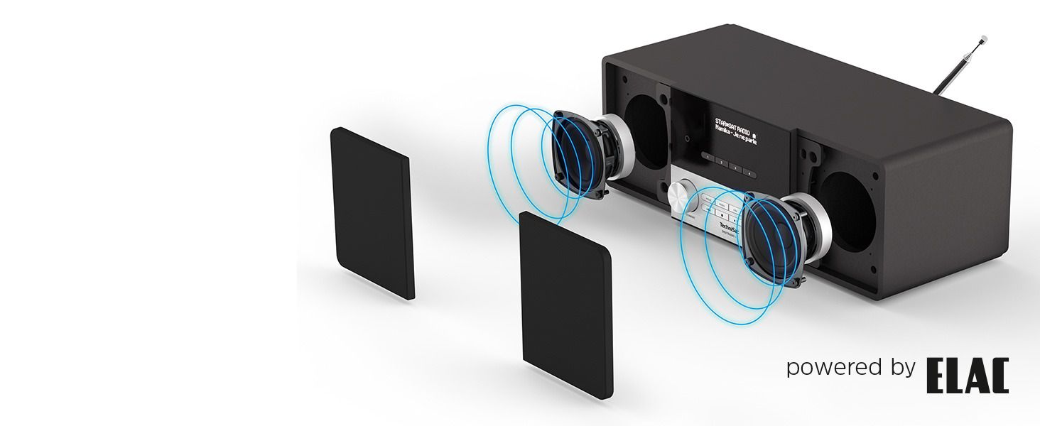 DIGITRADIO 4 - Suono stereo eccellente