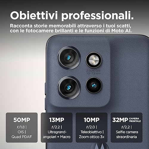 Motorola edge 50 neo (8/256GB, Fotocamera Sony LYTIA™ 700C 50+13+10MP selfie 32MP, Display 6.36' pOLED 120Hz, MediaTek Dimensity 7300, batteria 4310mAh, ricarica 68W, Android 14), PANTONE Mocha Mousse - Fashionser