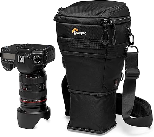 Lowepro ProTactic TLZ 75 Pro AW III Toploader Camera Bag, Camera Case for DSLR, Mirrorless, Volume 6L,Dim: 37x14x16cm for Cameras w/Lens attached, Modular Shoulder Bag, for Photographer/Videographer - Fashionser
