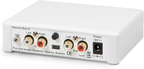 Pro-Ject Record Box E Preamplificatore MM USB - Nero - Suono di alta qualità - Soluzione Hi-Fi accessibile - Nero - Fashionser