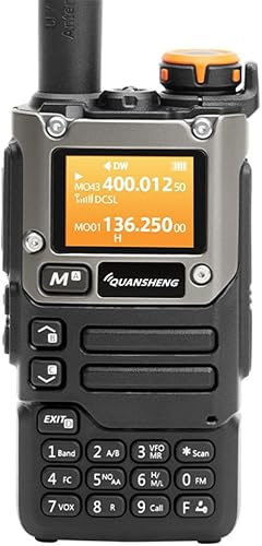 Walkie-talkie Radio portatile UV-K6 UHF VHF Am Fm Two Way Radio 128 canali TPYE-C cavo libero Ham Wireless Long Range (American version) - Fashionser