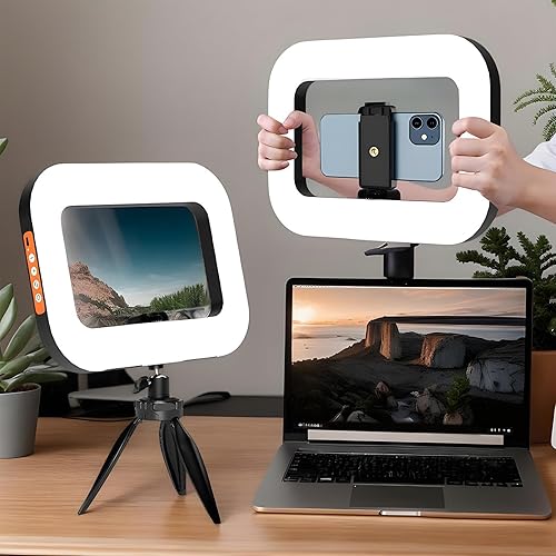 Luce ad anello per la fotografia, la luce 'anello del telefono,Stabilizzatore a lampada di riempimento di registrazione video - Ergonomic portano portatile LED RIMPIRA ANELLO LIGHT PER FREED FREED PRO - Fashionser