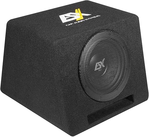 ESX DBX108Q | 20 cm (8') Single Subwoofer Bassreflex-System Belastbarkeit 200/400 Watt RMS/max. - Fashionser