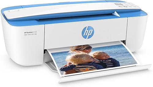HP DeskJet 3720 Stampante Multifunzione con 3 Mesi di Prova Gratuita del Servizio Instant Ink, USB 2.0, WiFi 802.11b/g/n, Grigio Perla - Fashionser