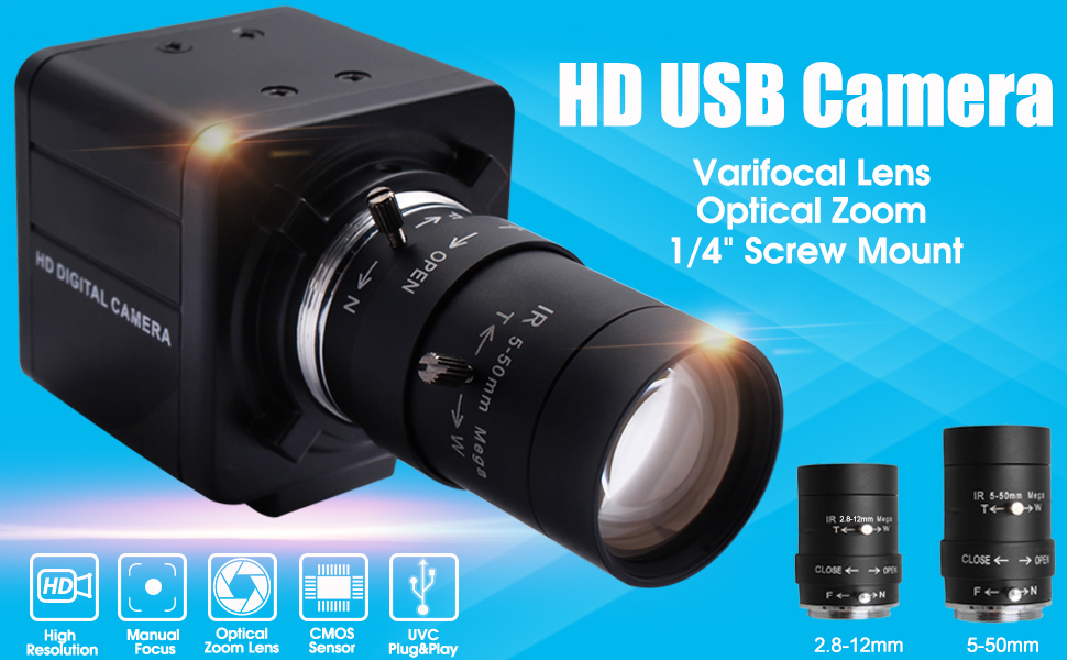 varifocal fotocamera usb