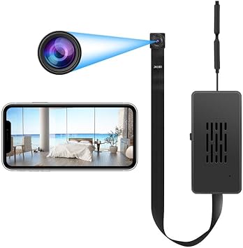 QZT Telecamera Wireless WI-FI, Telecamere 1080P con Audio e Video, Funzione di Visione Notturna con Allarme di Rilevamento del Movimento, Telecamera di Sorveglianza Controllato dall'APP TuyaSmart - Fashionser