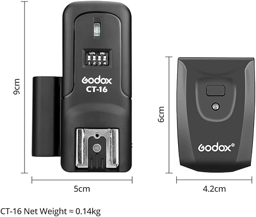 GODOX CT 16 CT-16 Trigger 16 Canali Wireless Radio Flash Transmitter+3pcs Receiver Set for Canon Nikon Pentax Olympus Speedlite/Studio Flash - Fashionser