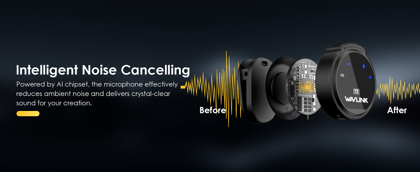 Microfono Lavalier senza fili