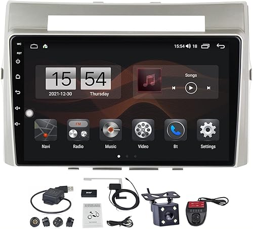 Android 11 Autoradio 2 DIN per Toyota Corolla Verso AR10 2004-2009 con 4G WiFi+Bluetooth+RDS/FM+GPS, 9 Pollici Touch Screen Lettore Multimediale con Carplay Android Auto Telecamera ( Size : M100S ) - Fashionser