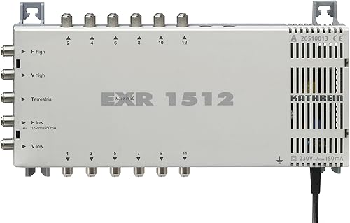 EXR 1512 Interruttore multiplo VF- satellite (per 5-12 Utenti, Tensione 18, Corrente 550 mA) - Fashionser