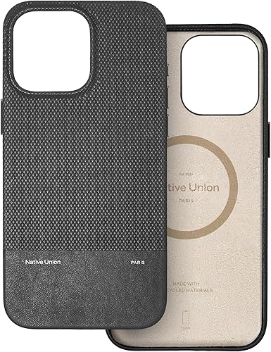 Native Union (Re Classic Case 3.0 – Compatibile con MagSafe e magneti integrati – Materiali Resistenti e Riciclati – Ultra Resistente con Protezione Anticaduta da 1,8 m per iPhone 16 Pro Max(Kraft) - Fashionser