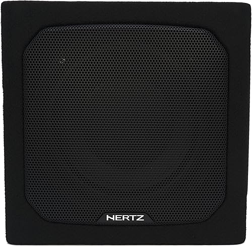 Hertz DBA 201 – Subwoofer amplificato da 200mm in box reflex per auto, 440W Peak, amplificatore integrato classe AB con filtro passa-basso e bass boost regolabile. Controllo remoto incluso. - Fashionser