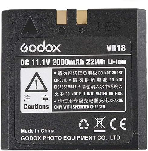 Godox VB18 Sostituzione della batteria di, pacchetto della batteria al litio di CC 11.1V 2000mAh per V860II V850 V860C V860N Speedlite Flash - Fashionser