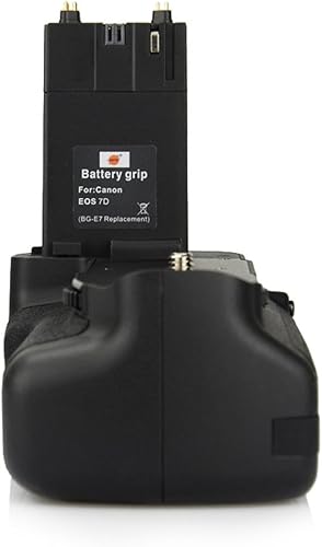 DSTE Pro BG-E7 - Impugnatura verticale per fotocamera digitale EOS 7D SLR come LP-E6 LP-E6n - Fashionser