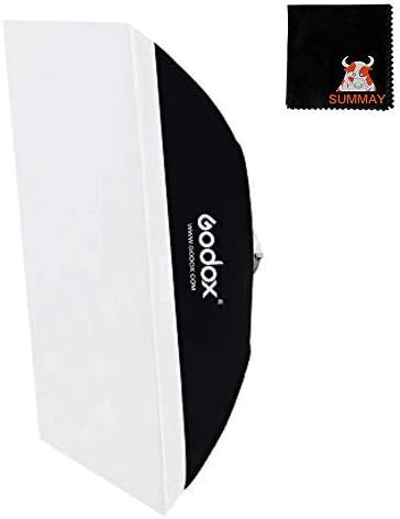 GODOX Softbox Pieghevole 80x120 Rettangolare Con Bowens per Portrait Studio Blitz Speedlite (SB-BW80X120) - Fashionser