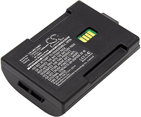 CS-LMX700BX Batterie 3400mAh compatibile con [LXE] MX7, per [Honeywell] TXE TECTON MX7 sostituisce 159904-0001, 161772-0001, 163467-0001, MX7382BATT, MX7392BATT, MX7394BATT, MX7A380BATT - Fashionser