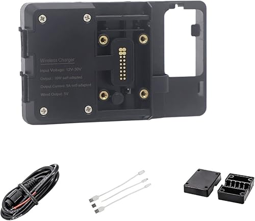 Staffa navigazione telefono GPS DL 1050 XT / A Staffa Navigazione Per Suzuki Per V-Strom 1050A Per Vstrom 1050XT Dl1050a DL1050XT RICARICA WIRELESS Staffa Parabrezza GPS Staffa ( Misurare : Wireless c - Fashionser