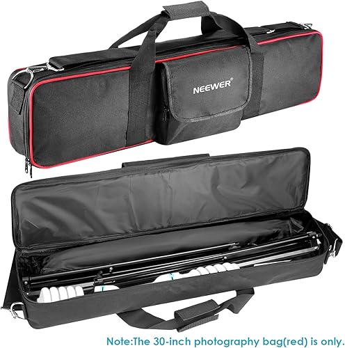 Neewer Trolley con rotelle per attrezzatura fotografica 77 x 28 x 27 cm, con spallacci e manico, interno imbottito, per fari, treppiedi, luce stroboscopica, ombrelli, set fotografico e altri accessori - Fashionser