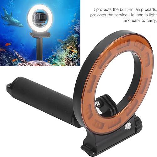 LED Light Protable 40M Impermeabile LED Diving Fill Light Underwater Universal For Action Sports Camera Underwater Ring Light - Fashionser