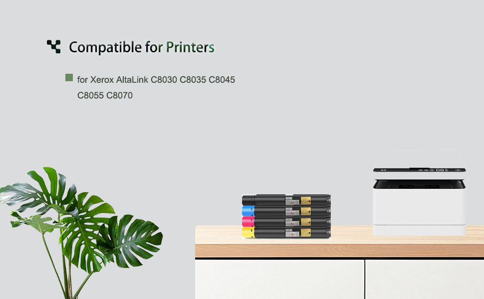 C8030 C8035 C8045 C8055 C8070 cartuccia toner di ricambio per stampante Xerox Work con AltaLink C803