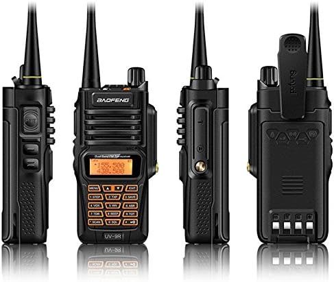 Baofeng uv-9r di tasca Walkie Talkie 8 W UHF VHF UV doppia banda IP67 impermeabile radio bidirezionale Interphone ricetrasmettitore - Fashionser