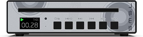 VMV PL100 CS43131 - Lettore CD con chip e telecomando, colore: Nero - Fashionser