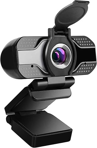 ZILNK Webcam 1080P con Microfono Stereo, USB Webcam per PC Fisso e Laptop, Streaming Webcam per Skype, Videochiamate, Studio, Conferenza, Registrazione, Lavoro a Casa Videocamera per Computer - Fashionser