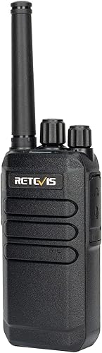 Retevis RT40 Walkie Talkie DMR Digitale, PMR446 Radio Bidirezionale Licenza-libera, 2000 mAh, VOX, 48 Canali Walkie Talkie Digitale/Analogico per Famiglia, Viaggi (Nero, 1 Pezzo) - Fashionser
