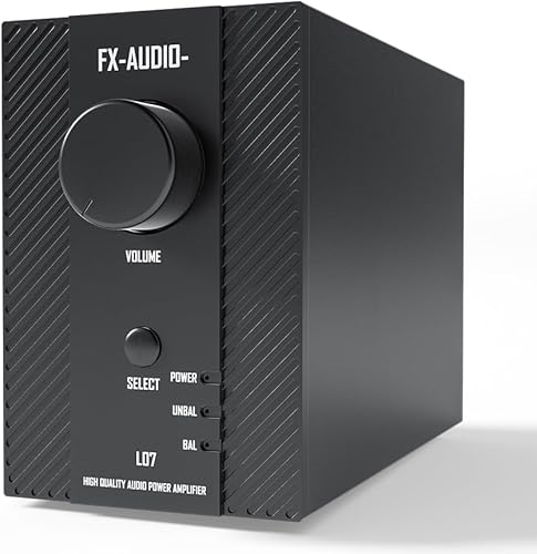 FX-Audio- L07 Stereo Audio Amplificatore 200W x2 MA5332MS 2 Canali Classe D Power Amplificatore Bridgeable BTL 400W Hi-Fi Fully Balanced Amplificatore per altoparlante passivo Bookshelf desktop Home - Fashionser