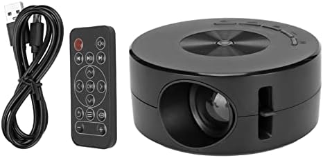 Mini proiettore LED, proiettore cinematografico portatile per bambini, proiettore intelligente dello stesso schermo per telefono e tablet, proiettore tascabile con USB e telecomando - Fashionser