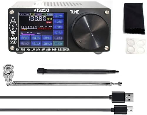 ZYWUOY ATS 25 X1 Si4732 Ricevitore Radio Full-Band, Ricevitore Radio per DSP con Touch Screen da 2,4 Pollici - Fashionser