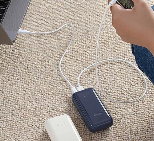 Xiaomi Power Bank 33 W 10000 Mah Pocket Edition Pro - Batteria esterna a ricarica rapida | Caricatore portatile wireless | Caricabatteria esterno extra veloce | Colore blu - Fashionser