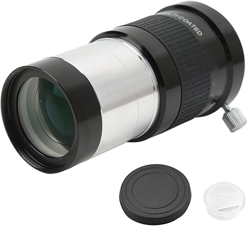 Lente di Barlow 2X, 2 Pollici Lente di Barlow Telescopio Astronomico Lente in Vetro Ottico Premium con Anello Adattatore da 2 Pollici a 1,25 Pollici per Oculare del Telescopio Astronomico - Fashionser